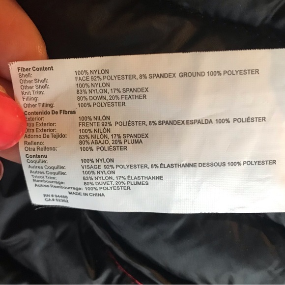 Halifax Traders Red Quilted Packable Down Jacket M - Picture 8 of 8